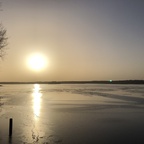 Wunderschöner Sonnenuntergang am Tegeler See