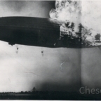 Zeppelin Katastrophe - Hindenburg LZ 129 in Lakehurst, New Jersey, am 6.5.1937