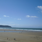 Sandstrand bei Ebbe - Woolacombe - England