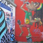 East Side Gallery - Berlin - Graffitis - Rasta - Rastaman