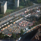 Ausblick vom Fernsehturm Ost-Berlin - 1988