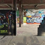 Berlin - Teufelsberg - Graffiti - Fantasy Snake - CMD 20 Yearz