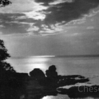 Royan 1940 - Corniche de Vallières - Coucher de Soleil