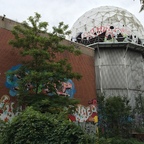 Berlin - Teufelsberg - Field Station - Nebengebäude mit Radom