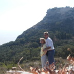 Angelika und Heinz an der Festung - Korfu
