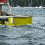 Fahrt mit der Fähre von Bodinnick zum Fowey hafen - Cornwall