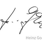 Unterschrift Heinz Gode