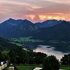 Abendämmerung über dem Schliersee