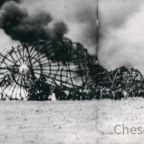 Zeppelin Katastrophe der Hindenburg LZ 129 in Lakehurst, New Jersey, 6.5.1937