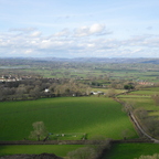 Glastonbury Tor - Wunderbare Aussicht und Landschaft