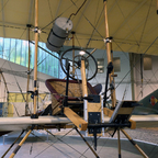 Doppeldecker Farman III - 1910 - Modell - Steuererung