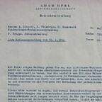 Erste Antwort auf die Patentanmeldung des Punktschweißgeräts in Rüsselsheim