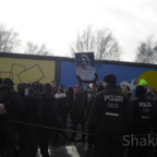 Demonstration gegen den Abriss von der East Side Galerie