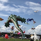 Riesendrachen Festival am Tempelhofer Feld - Berlin