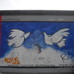 East Side Gallery - Berlin - Graffitis - Friedenstauben