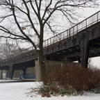 Stillgelegte S-Bahn am Wernerwerk - Berlin