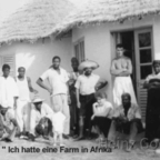 Heinz Gode auf seiner Farm in Afrika