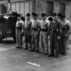 Feuerwehr Königstädten - Grundlehrgang Kassel 1958 - Stillgestanden