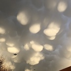 Mammatus Wolken