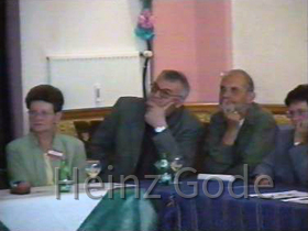 Klassentreffen 2001 Zentralschule Lehnin - Irmhild, Karl-Heinz, Dieter, Issy