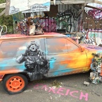 Berlin - Teufelsberg - Field Station - Graffiti Auto - Graffiti Car