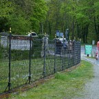 Marathonläufer an der Glienicker Brücke