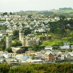 Blick von Bodinnick auf Fowey - Cornwall