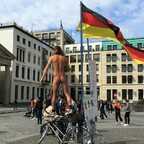 1 Mai Demo am Brandenburger Tor