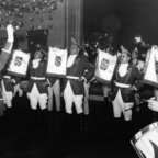 Feuerwehr Königstädten - Fanfarenzug bei Fastnacht - 1965