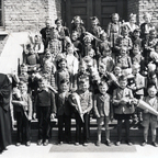 Einschulung 1953 - Königstädten - Jahrgang 1947 - Pfarrer Ramge - Lehrerin Schneider