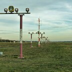 Landebahn- Flughafen Tegel