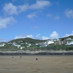 Sandstrand bei Ebbe - Woolacombe - England