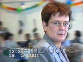 Klassentreffen 2001 Zentralschule Lehnin - Sigrid Groß (Issy)