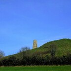 Blick auf den Glastonbury Tor