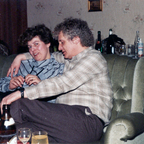 Party 1980 – Rüsselsheim – Marga Ackermann und Peter Wernecke