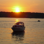 Sonnenuntergang  über Tegeler See