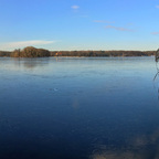 Tegeler See Winter-Panorama