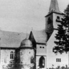 Evangelische Kirche Königstädten 1903 nach Anbau Nordseite