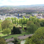 Blick auf Bristol aus dem Cabot Turm