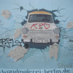 East Side Gallery - Berlin - Graffitis - Trabi - Trabant